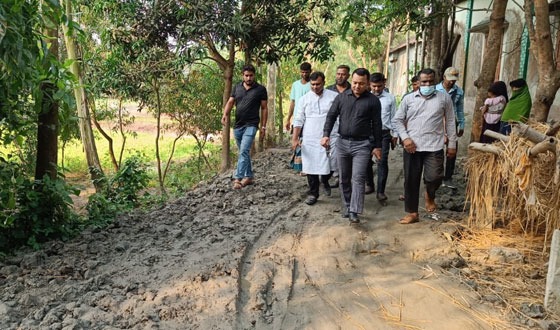সম্পন্ন হলো দেলদুয়ার ও মির্জাপুরের সীমান্তবর্তী ডুবাইল ও গবড়া গ্রামের রাস্তা