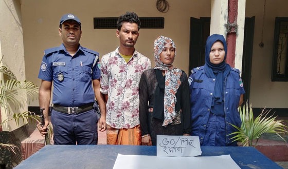 কালীগঞ্জে ইয়াবাসহ স্বামী-স্ত্রী আটক