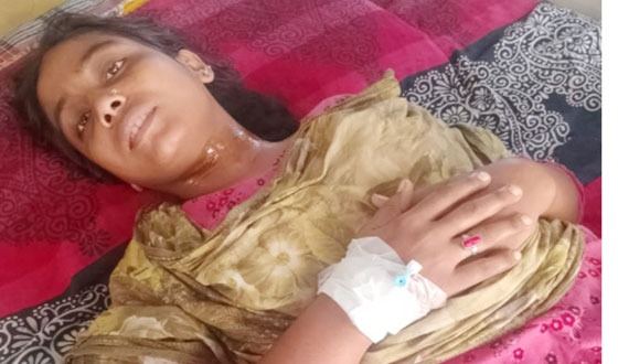 অন্তঃসত্বা নারীকে পিটিয়ে গর্ভের সন্তান নষ্ট্যর অভিযোগ