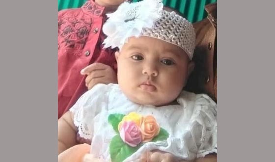 জন্মদিনে বেলুন গলায় আটকে ৭ মাসের শিশুর মৃত্যু