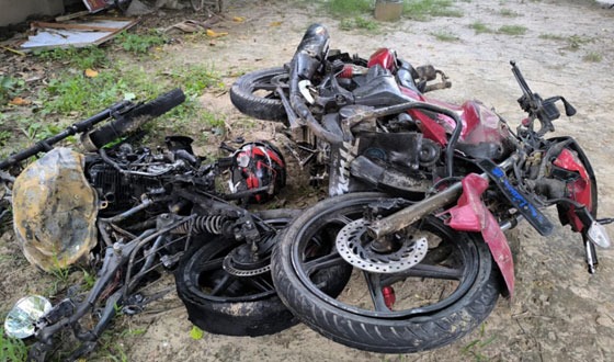 কুষ্টিয়ায় ড্রাম ট্রাক ও মোটরসাইকেলের সংঘর্ষে নিহত ২