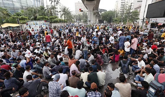সাম্য হত্যা: সাত ঘণ্টার অবস্থান শেষে শাহবাগ ছাড়ল ছাত্রদল