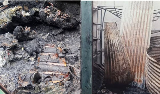 মতলব উত্তরে ছেংগারচর বাজারে অগ্নিকাণ্ড: ১০ লক্ষ টাকার ক্ষয়ক্ষতি