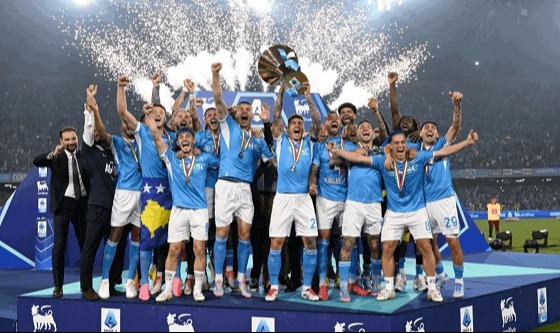 কালিয়ারিকে হারিয়ে শিরোপা ঘরে তুললো নাপোলি