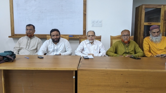 গাজীপুর ১আসনের জামায়াতের প্রার্থীর সাথে সাংবাদিকদের সভা