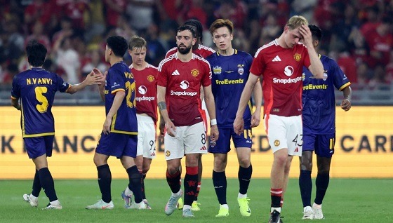 আসিয়ান অল-স্টারসের বিপক্ষেও জয়ের দেখা পেলো না ম্যানইউ