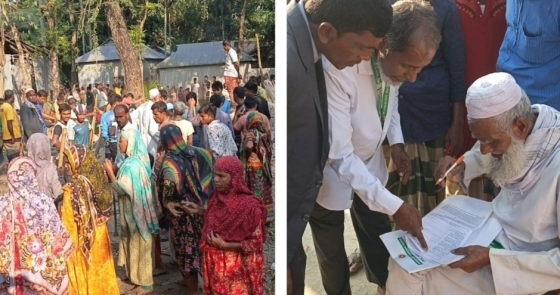 ভুরুঙ্গামারীতে অবৈধ দখলদার উচ্ছেদ, বৈধ মালিকদের দখল ফিরিয়ে দিল প্রশাসন