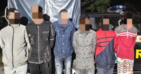 রাজশাহীতে গাঁজা–ইয়াবাসহ ৬ মাদক ব্যবসায়ী গ্রেপ্তার