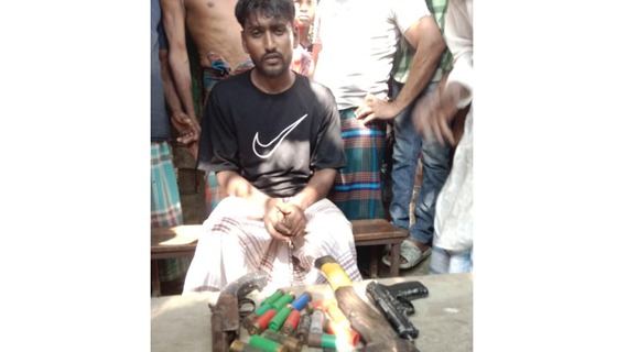 গজারিয়া আগ্নেয়াস্ত্রসহ ডাকাত আটক