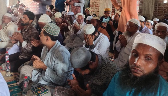 বেগম খালেদা জিয়ার দ্রুত আরোগ্য কামনায় মাধবপুরের মসজিদে মসজিদে দোয়া