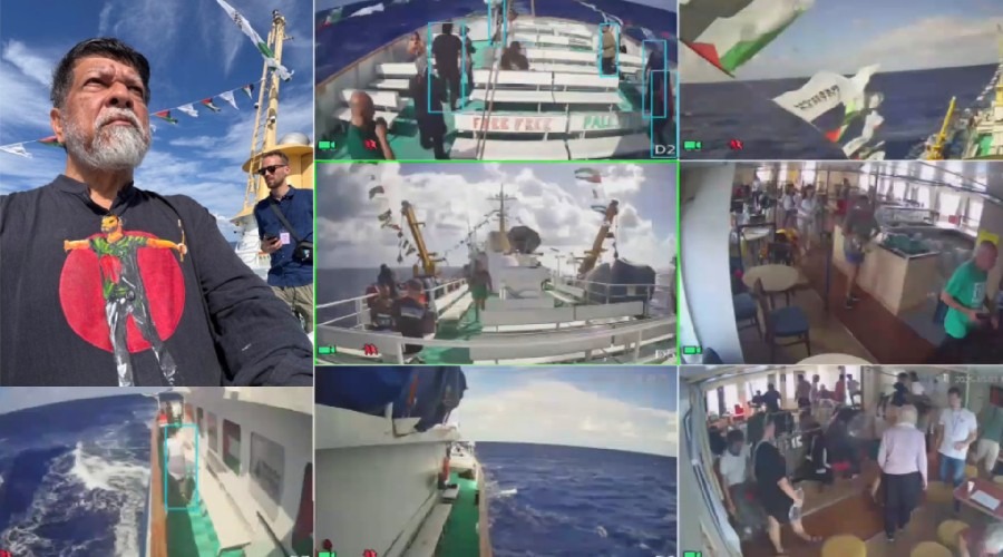 গাজামুখী ফ্রিডম ফ্লোটিলা আটক, শহিদুল আলমকে অপহরণ করেছে ইসরায়েলি বাহিনী