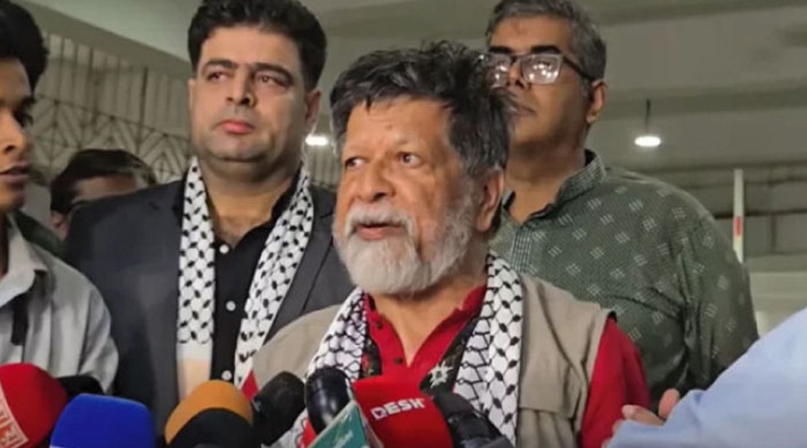 ফ্লোটিলা যাত্রার মূল উদ্দেশ্য ছিল গাজার অবরোধ ভাঙা: শহিদুল আলম