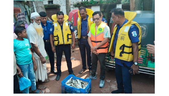 চাঁদপুর মেঘনা ও পদ্মা নদীতে অভিযান, ৪৫ জেলে আটক