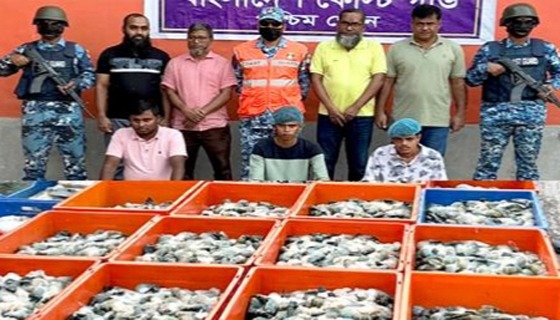 খুলনায় রপ্তানিকারক প্রতিষ্ঠান থেকে পুশকৃত ৩৮ মণ চিংড়ি জব্দ