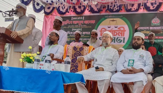 দেবহাটার কুলিয়ায় বাংলাদেশ জামায়াতে ইসলামীর নির্বাচনী পথসভা