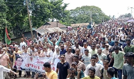 দিরাই-শাল্লায় বিএনপির প্রতিষ্ঠাবার্ষিকীর র‍্যালি জনসমুদ্র