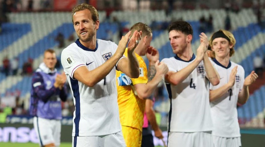 সার্বিয়ার জালে ইংল্যান্ডের গোল উৎসব