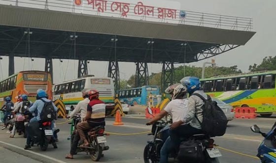 পদ্মা সেতুতে স্বয়ংক্রিয়ভাবে টোল আদায় শুরু