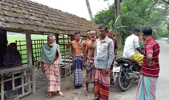 কলারোয়ায় জমির হারির টাকা চাওয়া নিয়ে কৃষককে জুতা দিয়ে পিটানোর অভিযোগ