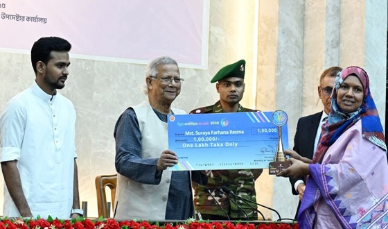 শেরপুরের জয়িতা রেশমার ঝুলিতে এবার ইয়্যুথ ভলান্টিয়ার অ্যাওয়ার্ড