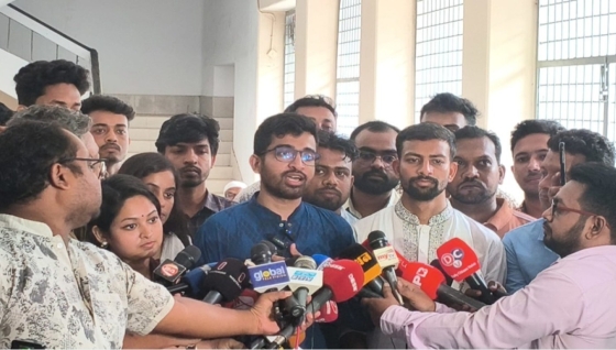 রাকসু নির্বাচনে স্বচ্ছ ব্যালট বাক্সসহ ৬ দফা দাবি ছাত্রদল মনোনীত ভিপি প্রার্থীর