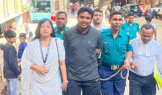 ঝিনাইদহ ছাত্রলীগ নেতা আটক ও কারাগারে