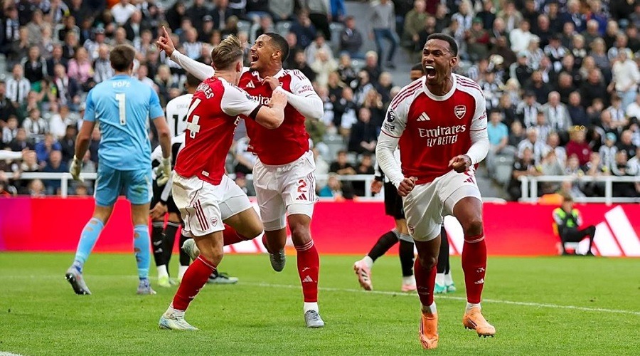 নিউক্যাসলের সাথে নাটকীয় জয় পেলো আর্সেনাল