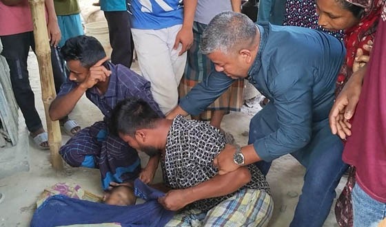 মধুখালীতে রেল দুর্ঘটনায় জমজ দুই ভাই ট্রেনের কাঁটা পড়ে নিহত