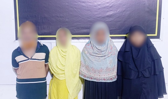 রাজধানীর লালবাগে ২৬ কেজি গাঁজাসহ ৪ মাদক ব্যবসায়ী গ্রেফতার