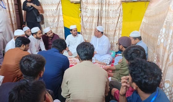 চরমোনাই পীরের দরবারে এনসিপির শীর্ষ নেতারা