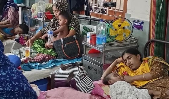 ২০ বেডের শিশু ওয়ার্ডে ১০৮ রোগী ভর্তি