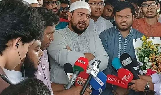 অধ্যাদেশ বাতিলের প্রতিবাদে ড. ইউনূসকে রাজপথে নামার আহ্বান নাহিদ ইসলামের