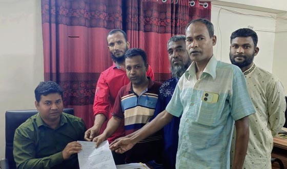 বিরলে উন্নয়নমূলক কাজের জন্য প্রশাসক বরাবরে জনগনের লিখিত আবেদন