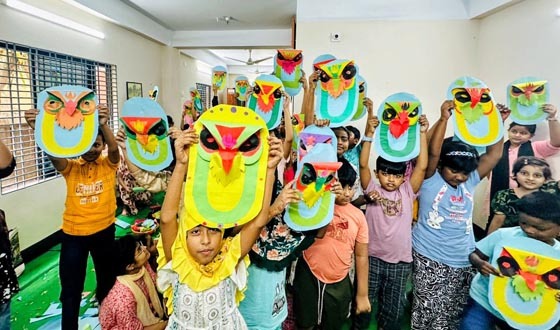 শেরপুরে নববর্ষকে বরণ করতে প্রস্তুত শিক্ষার্থীরা