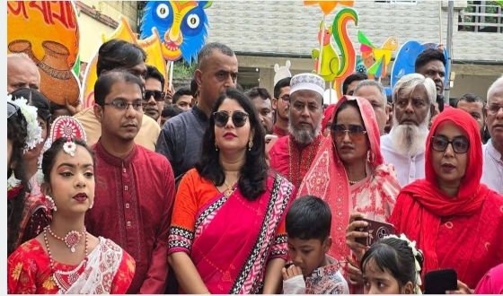 কাপাসিয়ায় প্রশাসনের উদ্যোগে বর্ণাঢ্য আয়োজনে বাংলা ১৪৩৩ বর্ষবরণ