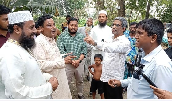 ভাস্করখিলা বিলের জলাবদ্ধতা নিরসন ও খাল খনন হচ্ছে