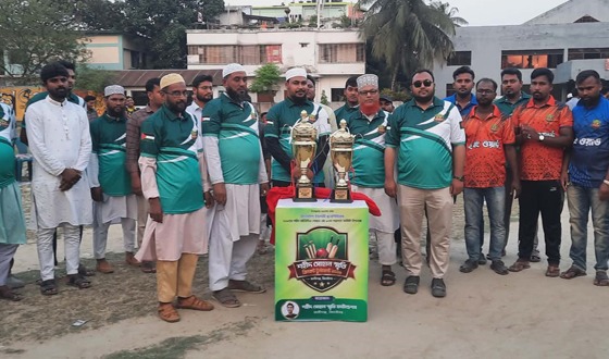 কালীগঞ্জে সোহান স্মৃতি ক্রিকেট টুর্নামেন্টের ট্রফি উন্মোচন