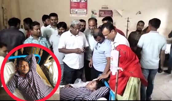 ছাত্রদল নেতার হামলায় প্রেসক্লাবের সাধারণ সম্পাদক আহত