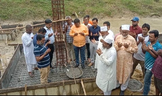 ক্ষেতলাল ডায়াবেটিক সমিতির নতুন ভবনের ভিত্তিপ্রস্তর স্থাপন