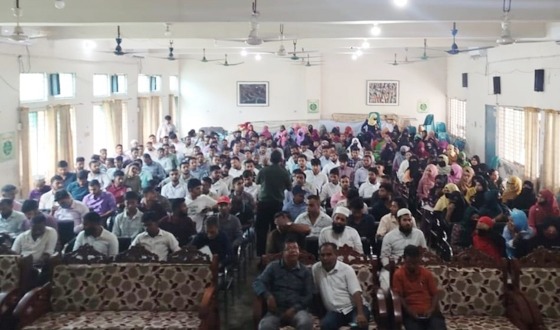 জিয়ানগরে শান্তিপূর্ণ পরিবেশে ফ্যামিলি কার্ড শুমারির নিয়োগ পরীক্ষা সম্পন্ন