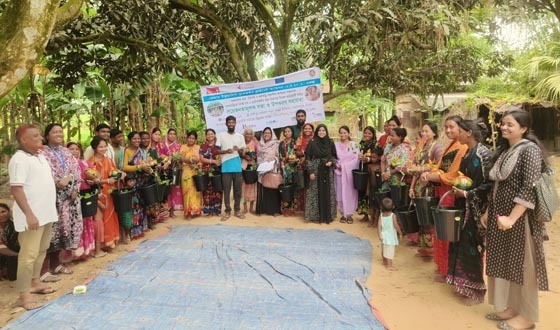 মহাদেবপুরে জলবায়ুর প্রভাব মোকাবিলায় ব্যতিক্রমী যুব উদ্যোগ