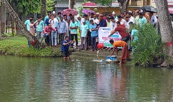 নড়াইলের কালিয়ায় জাতীয় মৎস্য পক্ষ ২০২৬-এর উদ্বোধন