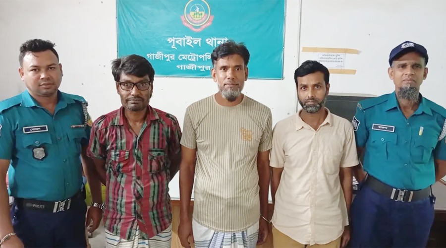 মোহাম্মদপুরের ৩ শীর্ষ সন্ত্রাসী গ্রেফতার