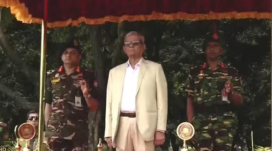 বঙ্গভবনে উঠলেন রাষ্ট্রপতি মির্জা ফখরুল, দেওয়া হলো গার্ড অব অনার