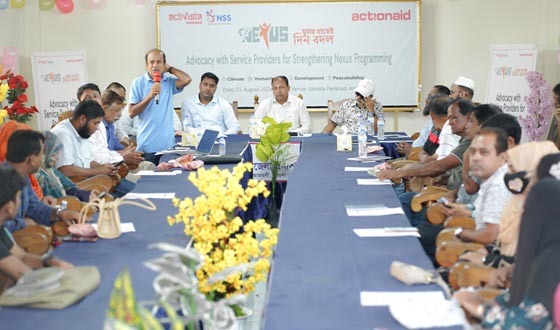 আমতলীতে নেক্সাস প্রোগ্রামিং শক্তিশালীকরণে অ্যাডভোকেসি সভা