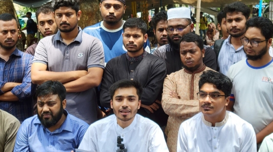 রাকসু নির্বাচনের তফসিল ঘোষণাসহ ৫ দাবিতে রাবিতে ছাত্রশিবিরের সংবাদ সম্মেলন