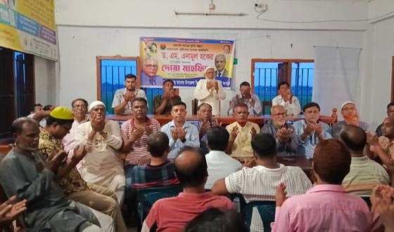 তানোরে সাবেক আইজিপির রোগ মুক্তি কামনায় দোয়া
