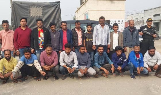 কিশোরগঞ্জে ২০ দালাল আটক