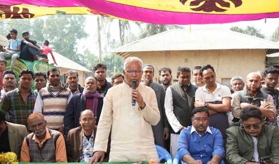 দিনাজপুর-৬ আসনে জাহিদ হোসেনের গণসংযোগ