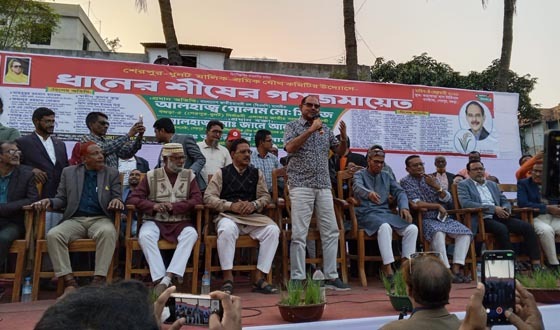 শেরপুরে শ্রমিকদের কল্যাণে কাজ করার অঙ্গীকার জিএম সিরাজের